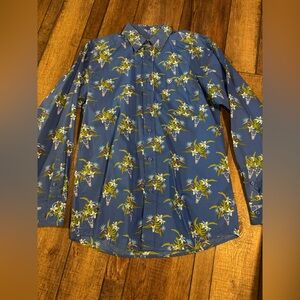 Ariat Hawaiian Floral Men's Button-Down Shirt Size S